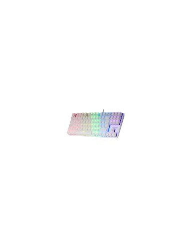 Mars Gaming MK80W teclado Juego USB QWERTY Italiano Blanco