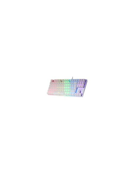 Mars Gaming MK80W teclado Juego USB QWERTY Italiano Blanco