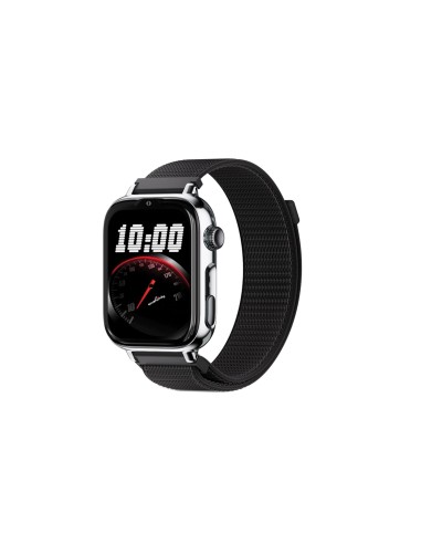 SaveFamily SaveWatch Plus 2 Reloj Inteligente para niÃ±os 4G Esfera Plata correa Tela Negra