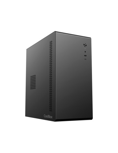 CoolBox CAJA MATX M640C USB-C 3.2 GEN1 FULLMETAL SIN FTE + 1 VENT. 90MM