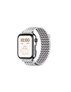 SaveFamily SaveWatch Plus 2 Reloj Inteligente para niÃ±os 4G Esfera Blanca correa Tela Zig Zag