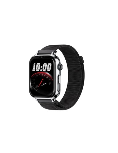SaveFamily SaveWatch Plus 2 Reloj Inteligente para niÃ±os 4G Esfera Plata correa Tela Negra