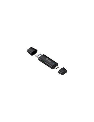 Equip 245462 lector de tarjeta USB 3.2 Gen 1 (3.1 Gen 1) Type-A/Type-C Negro