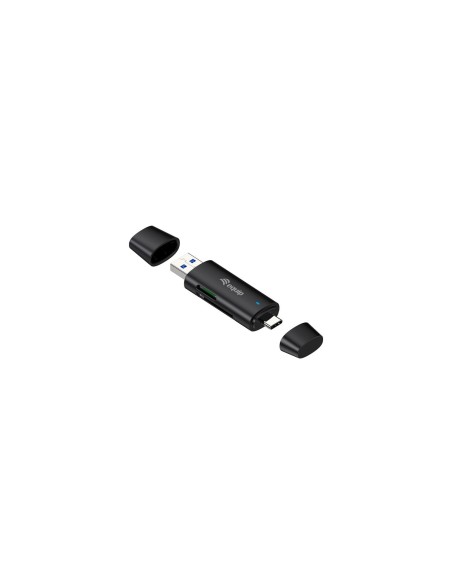 Equip 245462 lector de tarjeta USB 3.2 Gen 1 (3.1 Gen 1) Type-A/Type-C Negro