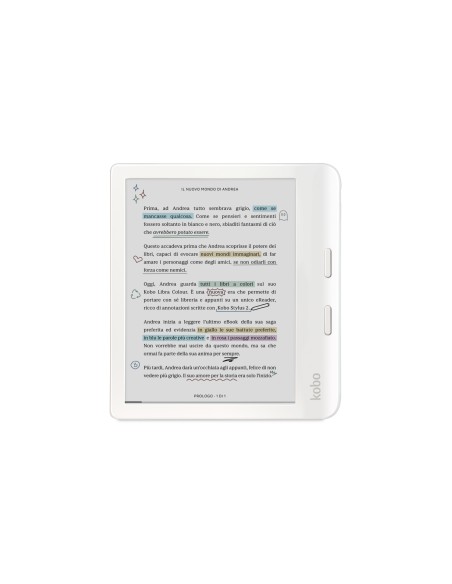 Rakuten Kobo Libra Colour lectore de e-book Pantalla tÃ¡ctil 32 GB Wifi Blanco