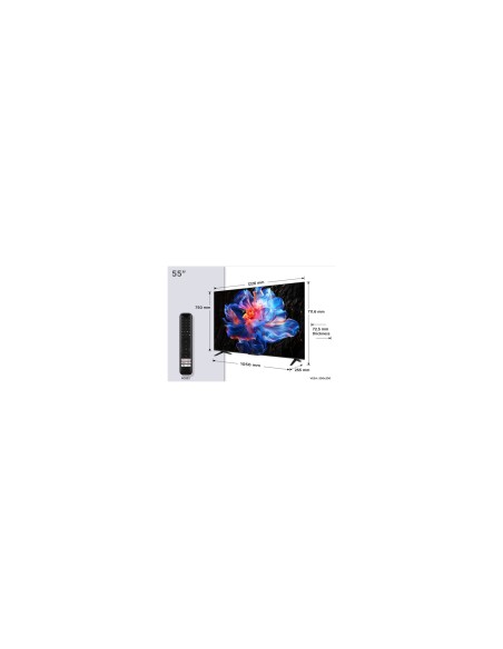 TCL P6K 55P6K Televisor 139,7 cm (55") 4K Ultra HD Smart TV Wifi MetÃ¡lico