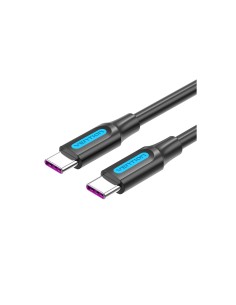 Vention Cable USB 2.0 5A Tipo-C COTBF/ USB Tipo-C Macho - USB Tipo-C Macho/ 1m/ Negro