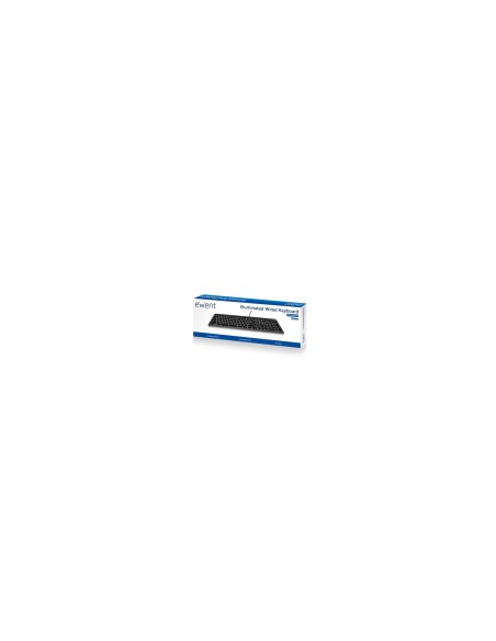 Ewent EW3268 teclado Universal USB QWERTY Italiano Negro