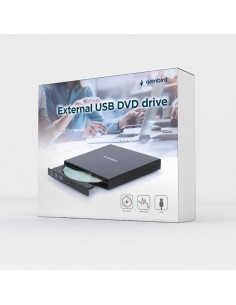 LECTOR / GRABADOR EXTERNO DE CD / DVD CON INTERFAZ USB GEMBIRD