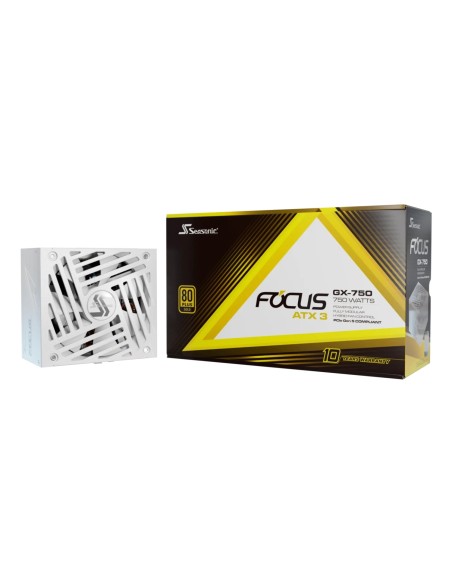 Seasonic Focus GX unidad de fuente de alimentaciÃ³n 750 W 24-pin ATX ATX Blanco