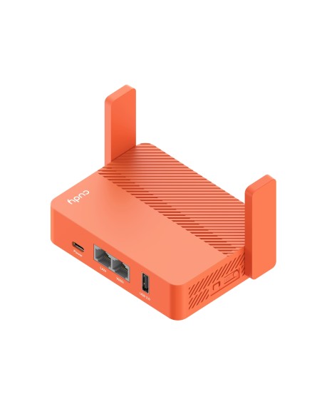 Cudy AC1200 router inalÃ¡mbrico Ethernet rÃ¡pido Naranja