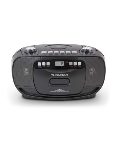 Thomson RK200CD sistema estÃ©reo portÃ¡til AnalÃ³gica 2,4 W AM, FM Negro ReproducciÃ³n MP3