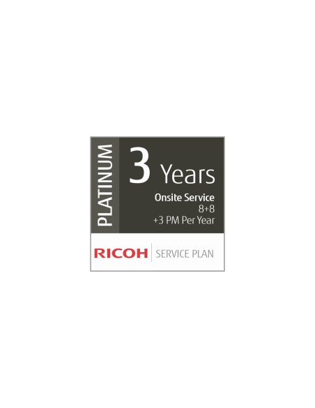 Ricoh Plan de Servicio Platino a 3 aÃ±os (ProducciÃ³n de Volumen Bajo)