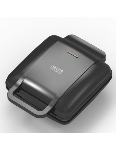 Haeger WM-140.001A gofrera 2 barquillo(s) 1400 W Negro