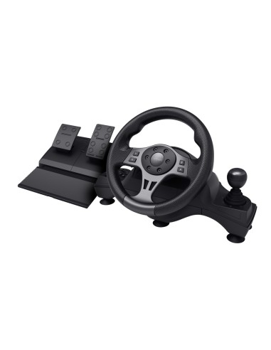 Trust GXT 289 Movi Negro USB Volante + Pedales Nintendo Switch, PlayStation 4, Xbox One S, Xbox One X, Xbox Series S, Xbox Serie