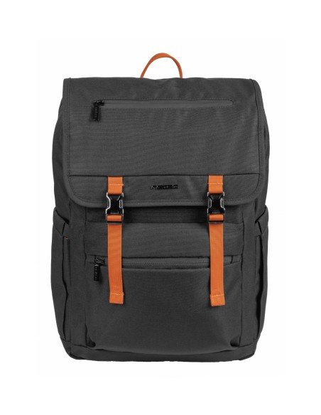 NATEC Niala Ginger Orange 39,6 cm (15.6") Mochila Negro