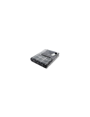 Daga 16874 manta elÃ©ctrica y almohadilla 150 W Gris, Blanco Tela, Terciopelo