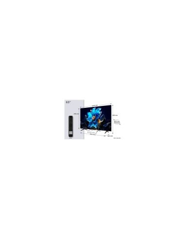 TCL P7K 65P7K Televisor 165,1 cm (65") 4K Ultra HD Smart TV Wifi MetÃ¡lico 450 cd / mÂ²