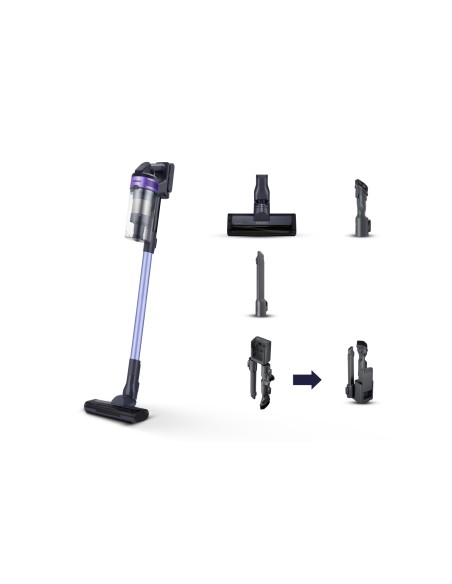 Samsung VS15A6031R4 Aspiradora escoba BaterÃ­a Secar Sin bolsa 0,8 L Negro