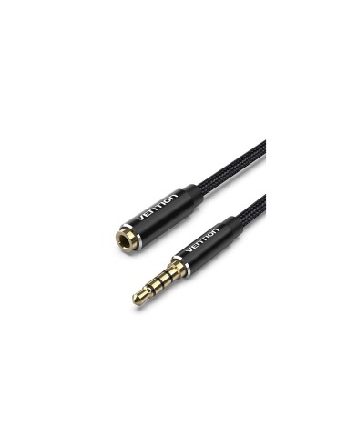 Vention Cable EstÃ©reo BHCBI/ Jack 3.5 Macho - Jack 3.5 Hembra/ 3m/ Negro