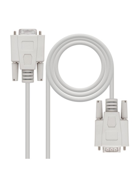 Nanocable 10.14.0506 cable de serie Beige 6 m DB9