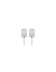 Nanocable 10.14.0506 cable de serie Beige 6 m DB9 2