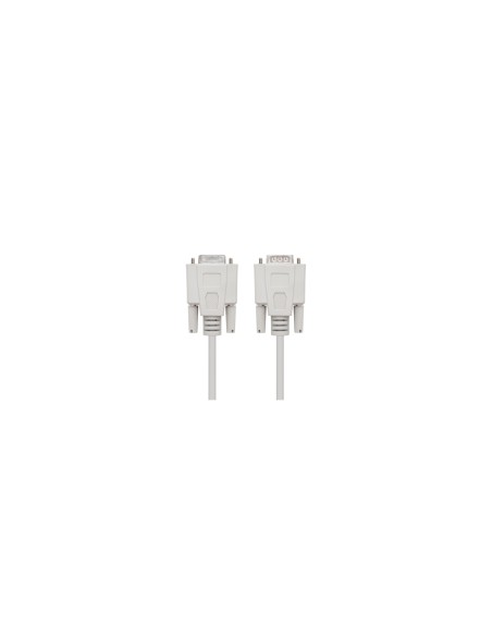 Nanocable 10.14.0506 cable de serie Beige 6 m DB9