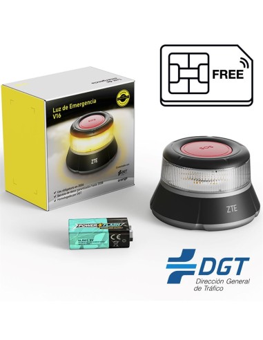 ZTE LUZ DE EMERGENCIA V16 CONECTADA HOMOLOGADA PARA 2026