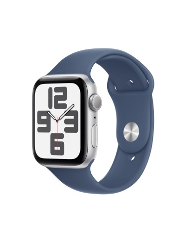 Apple Watch SE OLED 44 mm Digital 368 x 448 Pixeles Pantalla tÃ¡ctil Plata Wifi GPS (satÃ©lite)
