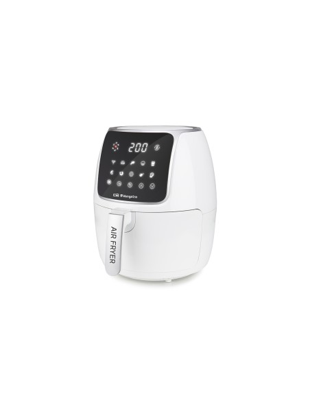 Orbegozo FDR 64 freidora Sencillo 4 L 1500 W Negro, Acero inoxidable, Blanco