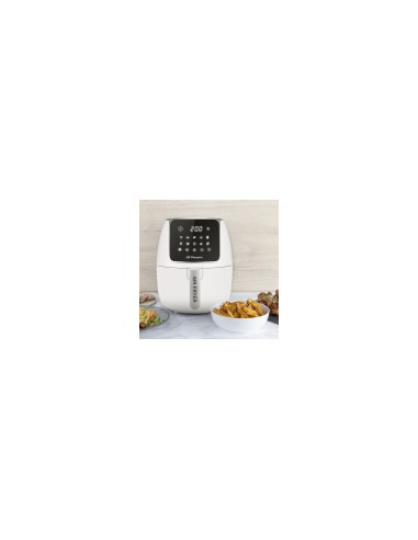 Orbegozo FDR 64 freidora Sencillo 4 L 1500 W Negro, Acero inoxidable, Blanco