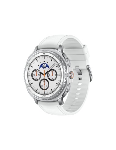 Samsung Galaxy Watch8 Classic 3,3 cm (1.3") AMOLED 46 mm Digital 438 x 438 Pixeles Pantalla tÃ¡ctil Plata Wifi GPS (satÃ©lite)