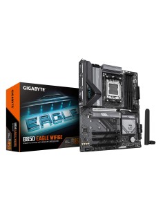 GIGABYTE B850 EAGLE WIFI6E Placa Base - Procesadores AMD Ryzen Serie 9000, VRM digital de 8+2+2 fases, hasta 8200MHz DDR5 (OC), 