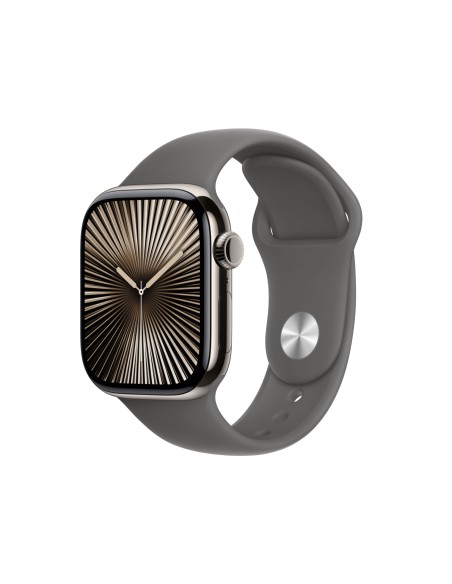 Apple Watch Series 10 OLED 42 mm Digital 374 x 446 Pixeles Pantalla tÃ¡ctil 4G Titanio Wifi GPS (satÃ©lite)