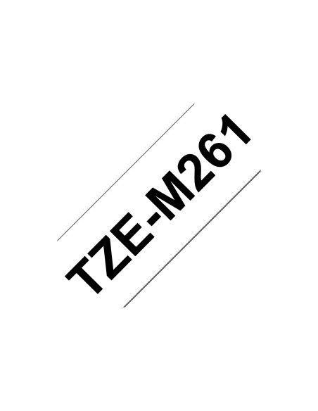 Brother TZE-M261 cinta para impresora de etiquetas Negro sobre blanco