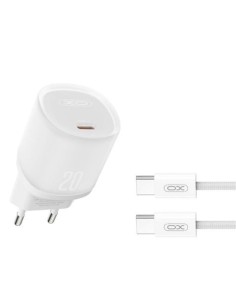 CARGADOR RÁPIDO USB-C 20W CON CABLE TIPO C