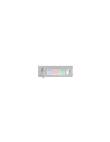 Mars Gaming MCP-RGB3 teclado RatÃ³n incluido Juego USB QWERTY EspaÃ±ol Blanco