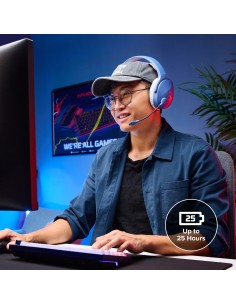 Auriculares gaming inalÃ¡mbricos HyperX Cloud Jet de color azul claro