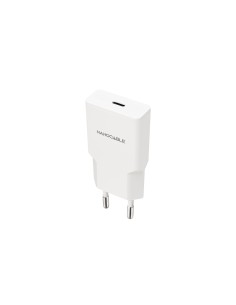 Nanocable Cargador USB-C/PD 20W, Blanco