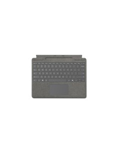 Microsoft Surface Pro Keyboard with pen storage for Business QWERTZ AlemÃ¡n Microsoft Cover port Platino