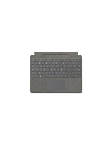 Microsoft Surface Pro Keyboard with pen storage for Business QWERTZ AlemÃ¡n Microsoft Cover port Platino