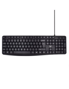 Ewent EW3002 teclado Oficina USB QWERTY PortuguÃ©s Negro