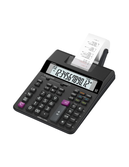 Casio HR-200RCE calculadora Escritorio Calculadora de impresiÃ³n Negro