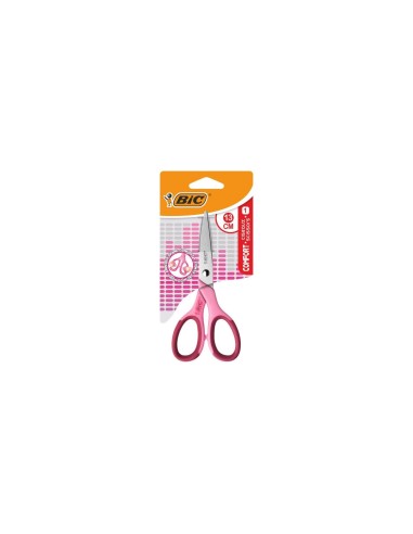 BIC 9262781 tijera de escritorio y manualidades Corte recto Rosa