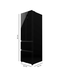 Bolero CoolMarket Combi F2D 400 Black Glass E 2