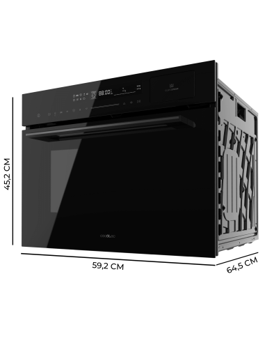 Bolero Hexa MWS704500 Glass Black