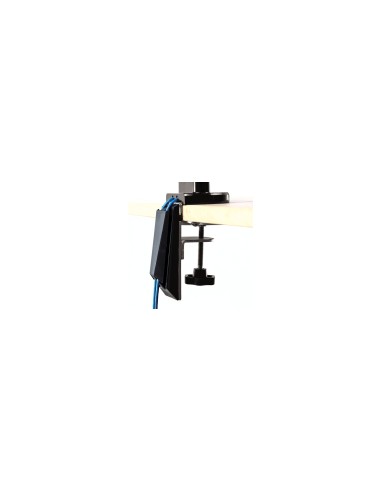 FELLOWES 8043401 BRAZO PARA MONITOR DOBLE EN VERTICAL PLATINUM SERIES 2 PUERTOS USB NEGRO