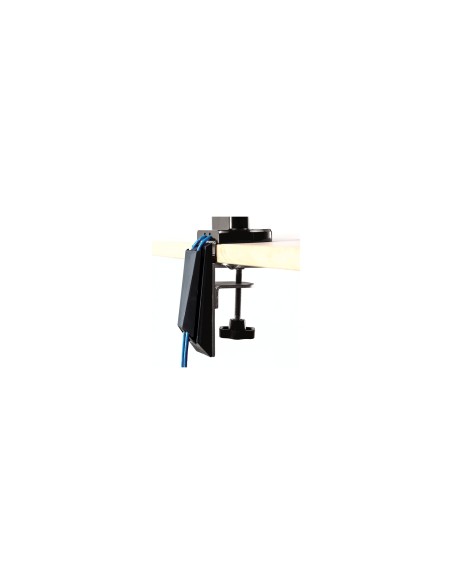 FELLOWES 8043401 BRAZO PARA MONITOR DOBLE EN VERTICAL PLATINUM SERIES 2 PUERTOS USB NEGRO