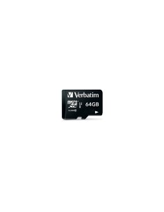 Memoria micro sd Verbatim Premium memoria flash 64 GB MicroSDXC Clase 10 44084 2
