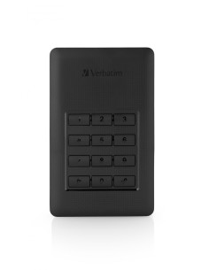 Verbatim Store n Go disco duro  externo portÃ¡til seguro 2 TB con teclado 53403